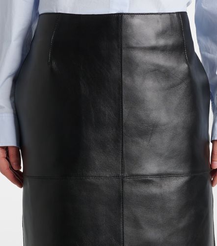 Toteme Jupe midi en cuir - Toteme - Modalova