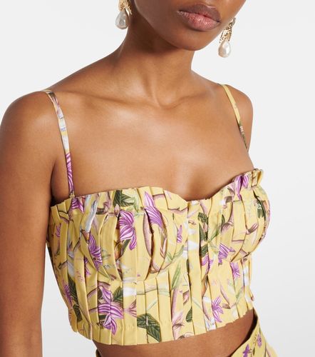 Bustier Morgina en coton à fleurs - Agua by Agua Bendita - Modalova