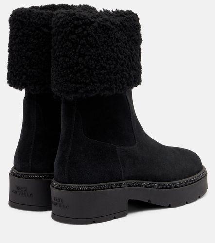 Bottines Chelsea en daim à ornements - Rene Caovilla - Modalova