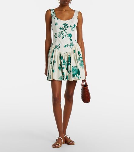 Robe Pluma en coton à fleurs - Agua by Agua Bendita - Modalova