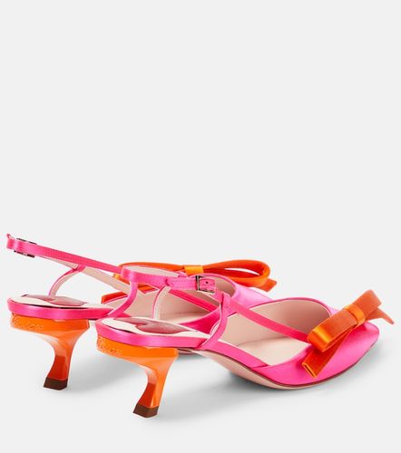 Escarpins Virgule en satin à ornements - Roger Vivier - Modalova
