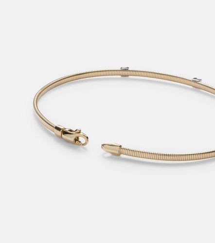 Bracelet Liquid Gold en or 14 ct et diamants - Stone and Strand - Modalova