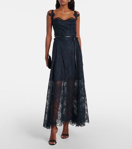 Robe en dentelle florale - Oscar de la Renta - Modalova