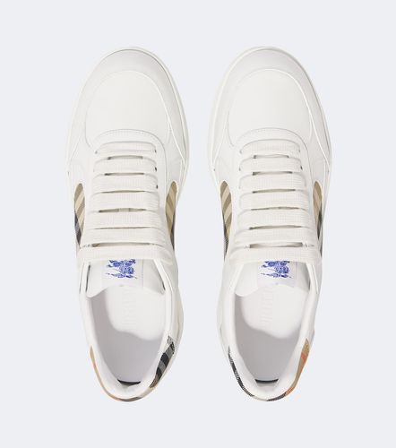 Baskets Terrace Check EKD en cuir - Burberry - Modalova