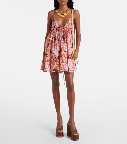 Chloé Robe en soie à fleurs - Chloe - Modalova