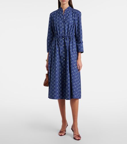 Robe chemise imprimée en coton - Tory Burch - Modalova
