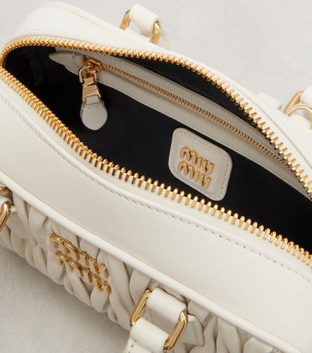 Sac Arcadie Small en cuir à anse supérieure - Miu Miu - Modalova