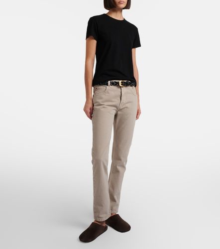 T-shirt Jovita en coton, cachemire et soie - The Row - Modalova