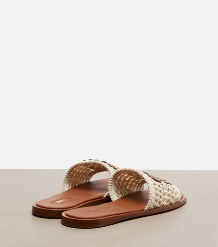 Miu Miu Mules à finitions en cuir - Miu Miu - Modalova