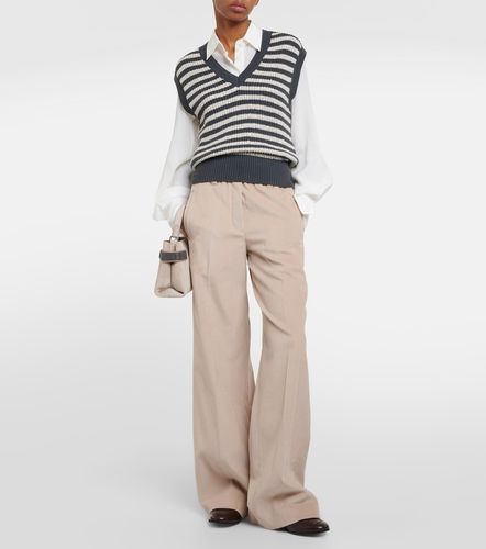 Pantalon ample en velours côtelé de coton - Brunello Cucinelli - Modalova
