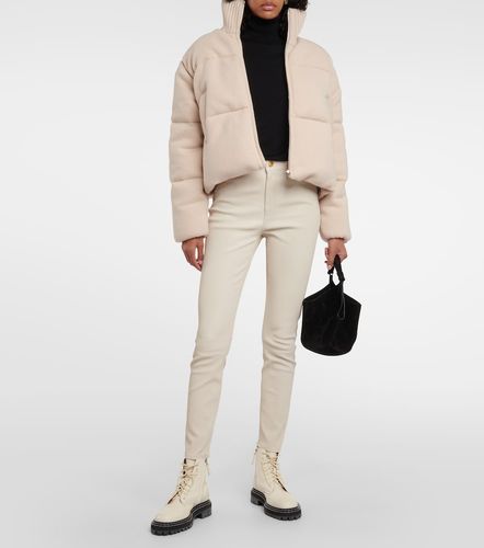 Pantalon skinny à taille haute en cuir - Polo Ralph Lauren - Modalova