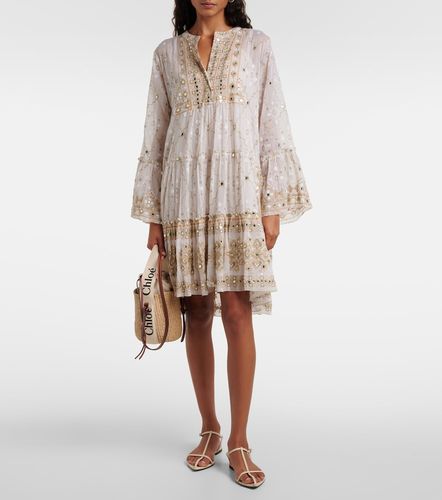 Robe Mosaic en coton à imprimé - Juliet Dunn - Modalova