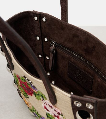Sac Nellcôte Mini en daim à ornements - Valentino Garavani - Modalova