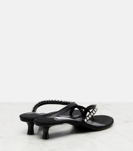 Mules Dila en cuir et satin - Jimmy Choo - Modalova