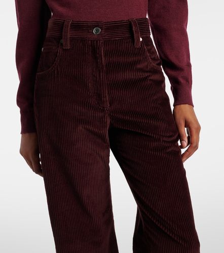 Pantalon droit Monili en velours côtelé - Brunello Cucinelli - Modalova