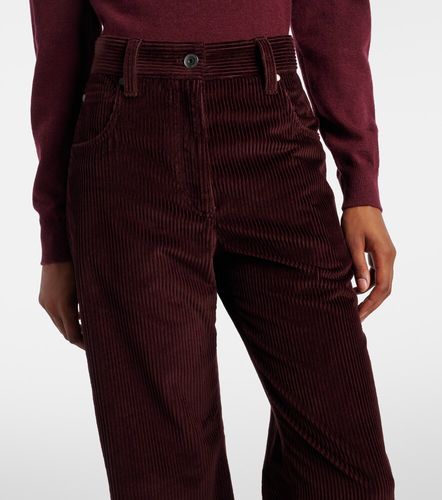 Pantalon droit Monili en velours côtelé - Brunello Cucinelli - Modalova