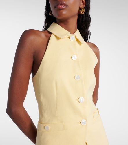 Veste sans manches Orlinda en lin mélangé - Veronica Beard - Modalova