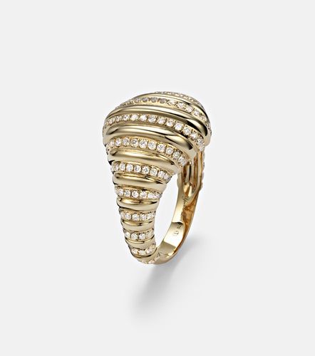 Yvonne Léon Bague en or 9 ct et diamants - Yvonne Leon - Modalova