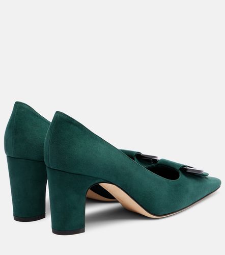 Escarpins Beti 70 en daim - Manolo Blahnik - Modalova