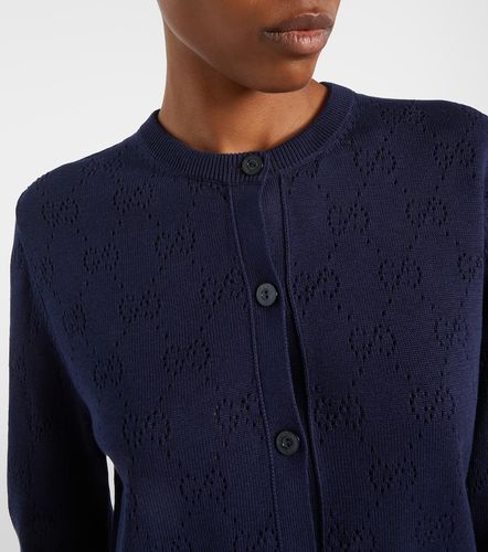 Gucci Cardigan GG en soie et coton - Gucci - Modalova