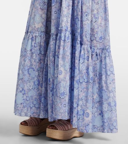 Chloé Robe longue en coton à fleurs - Chloe - Modalova