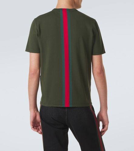 Gucci T-shirt Web Stripe en coton - Gucci - Modalova