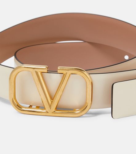 Ceinture VLogo Signature 30 réversible en cuir - Valentino Garavani - Modalova
