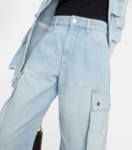 Pantalon cargo Elore en jean - Isabel Marant - Modalova