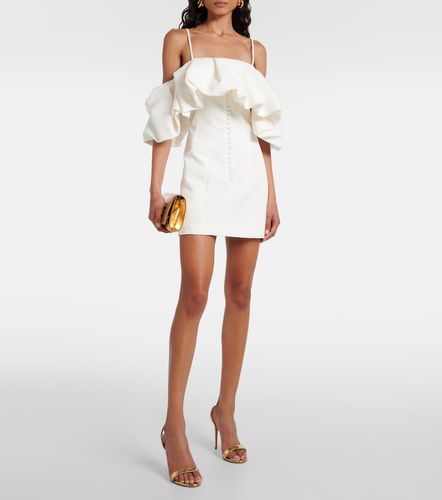 Robe Puff en coton et lin à épaules dénudées - Simkhai - Modalova