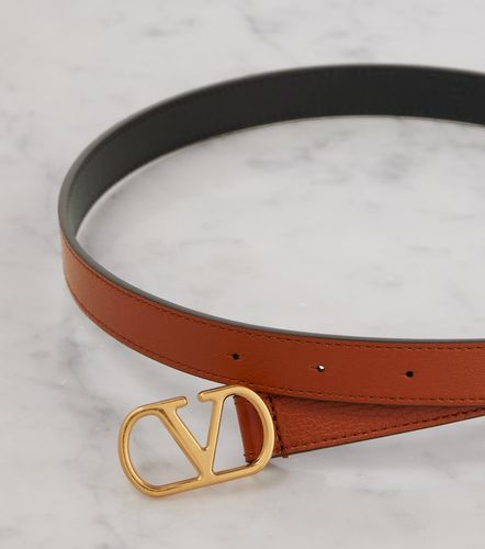 Ceinture VLogo Signature en cuir - Valentino Garavani - Modalova