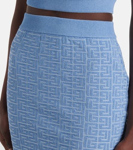 Balmain Mini-jupe Monogram - Balmain - Modalova
