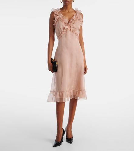 Alessandra Rich Robe en soie - Alessandra Rich - Modalova