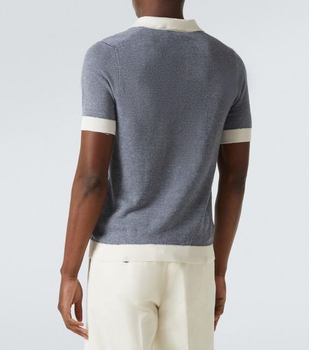 Thom Sweeney Polo en coton et lin - Thom Sweeney - Modalova