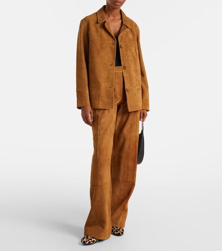 Tory Burch Pantalon ample en daim - Tory Burch - Modalova
