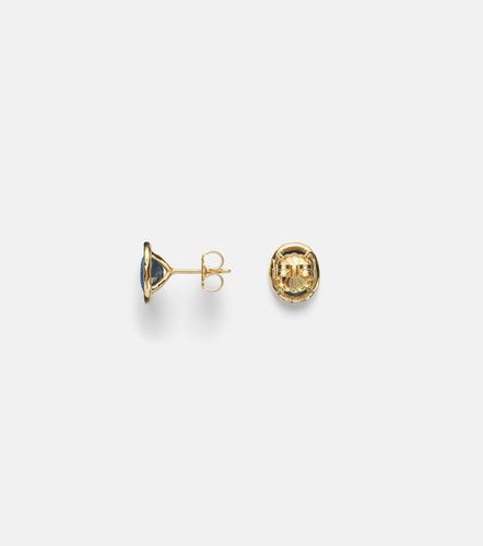 Boucles d’oreilles en or 18 ct, diamants et saphirs - Octavia Elizabeth - Modalova