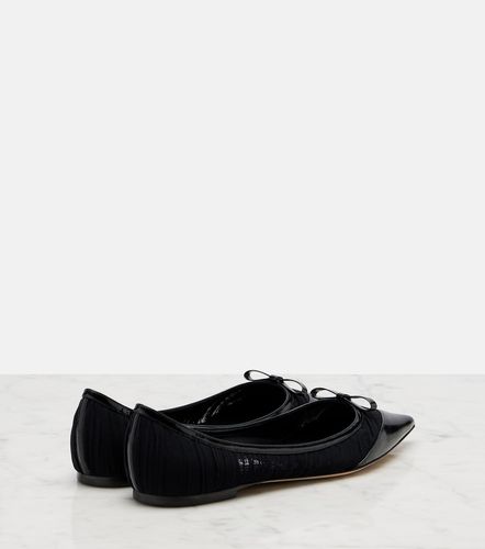 Ballerines Love en résille et cuir - Jimmy Choo - Modalova