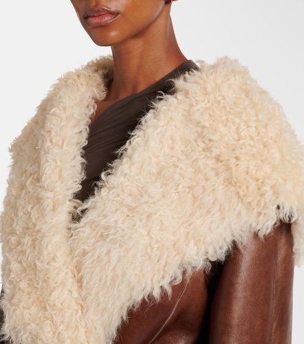 Veste en cuir et shearling - Magda Butrym - Modalova