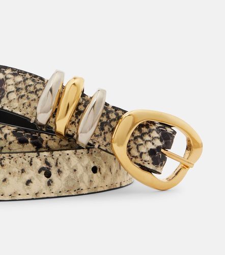 Ceinture Tugela en cuir à imprimé serpent - Amanu - Modalova