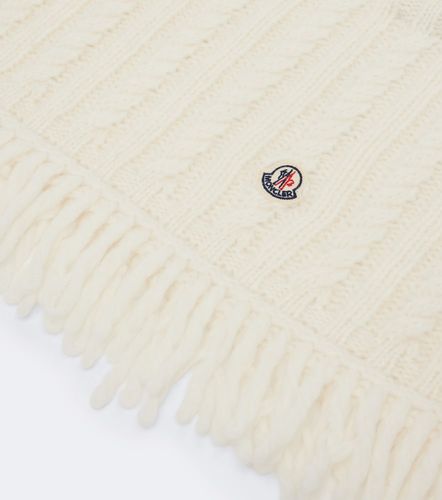 Écharpe en alpaga mélangé à franges - Moncler - Modalova