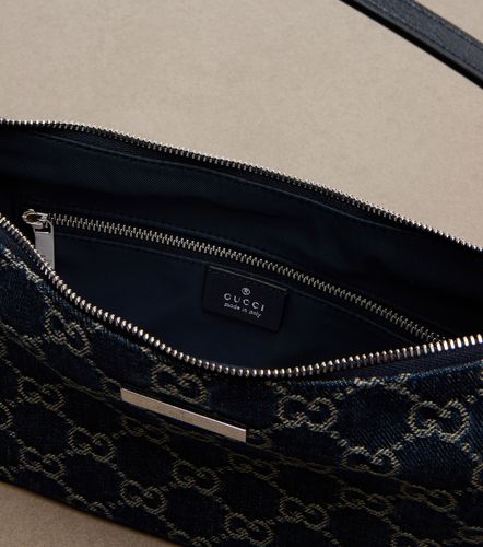 Sac Lady Lunetta GG Small en denim - Gucci - Modalova