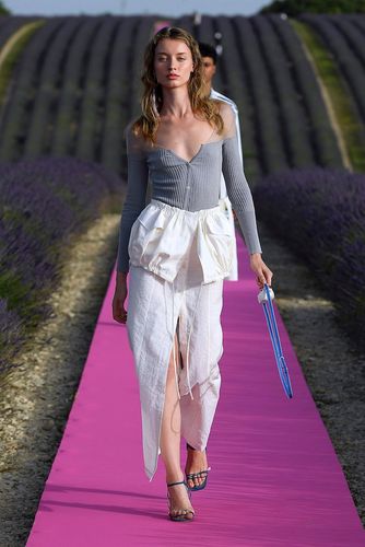 Jupe longue Cueillette en coton mélangé - Jacquemus - Modalova