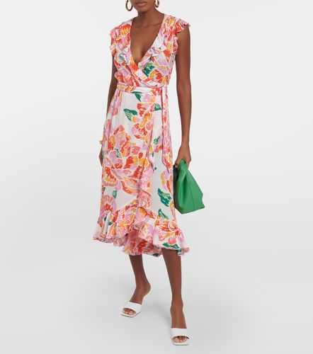 Robe midi Aude à fleurs - Poupette St Barth - Modalova