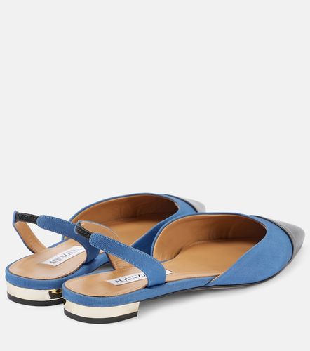 Ballerines slingback Milanese en cuir - Aquazzura - Modalova
