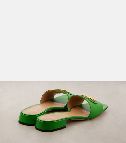 Mules VLogo Signature en cuir - Valentino Garavani - Modalova