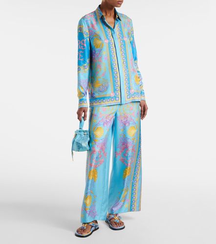 Chemise Undersea Barocco en soie - Versace - Modalova