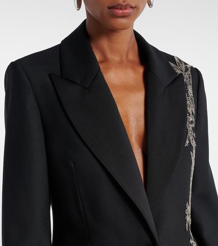 Blazer Lesia en laine mélangée à ornements - Costarellos - Modalova