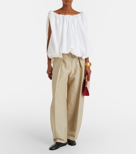 Pantalon tonneau Ovalo en coton et lin - Jacquemus - Modalova