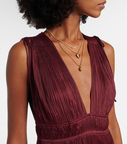 Robe longue Tasneem en satin - Ulla Johnson - Modalova
