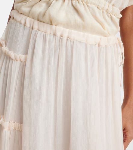 Jupe longue asymétrique en soie - Dries Van Noten - Modalova