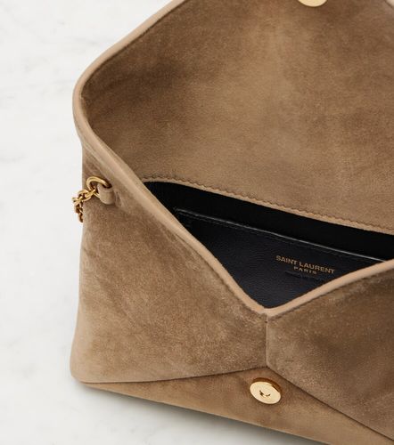 Pochette Cassandre Small en daim - Saint Laurent - Modalova
